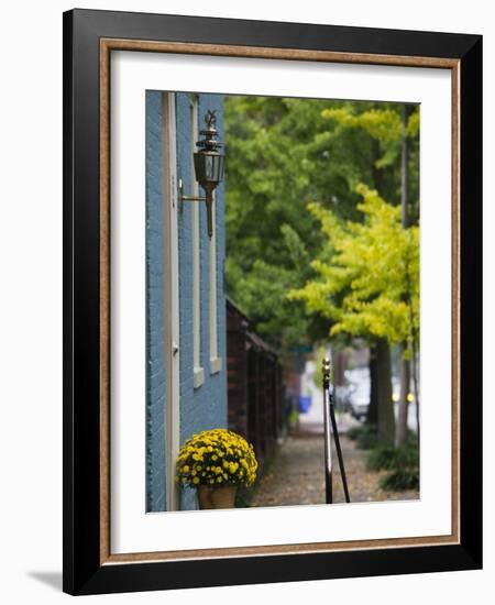 Market Street Historic Houses, Lexington, Kentucky-Walter Bibikow-Framed Photographic Print