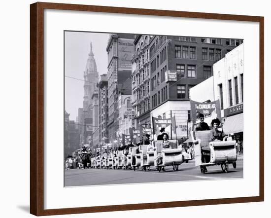 Market Street Parade, Philadelphia-null-Framed Photo