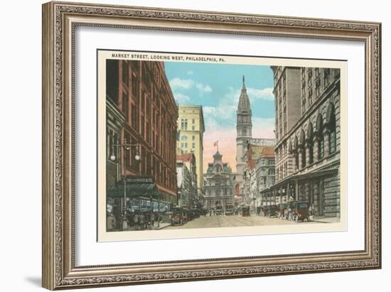 Market Street, Philadelphia, Pennsylvania-null-Framed Art Print