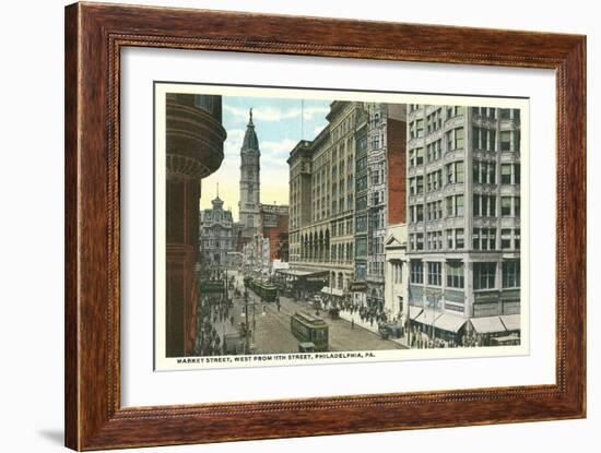 Market Street, Philadelphia, Pennsylvania-null-Framed Art Print