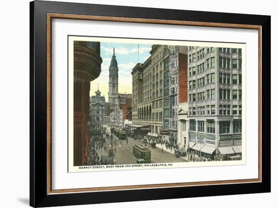 Market Street, Philadelphia, Pennsylvania-null-Framed Art Print