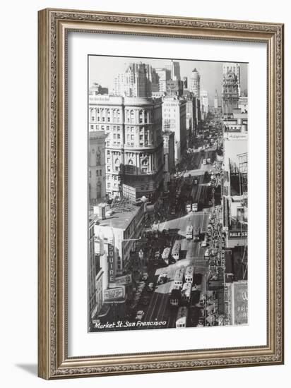 Market Street, San Francisco, California-null-Framed Art Print