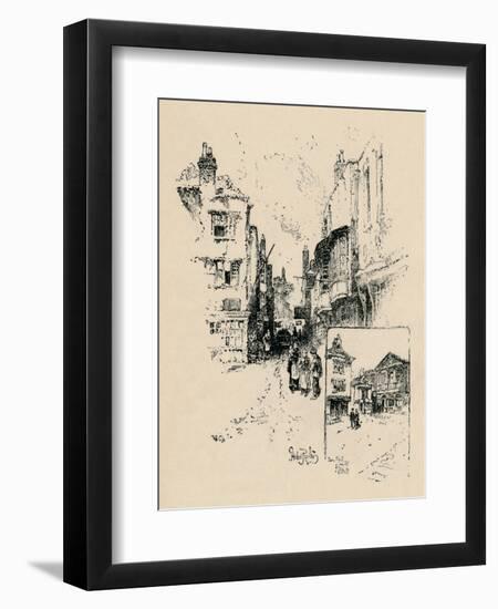 'Market Street, Windsor', 1895-Unknown-Framed Giclee Print