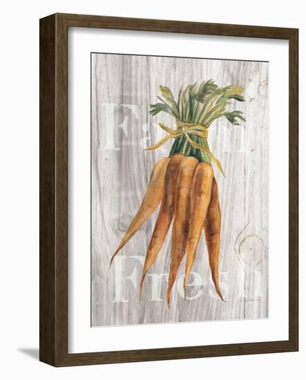 Market Vegetables I on Wood-Silvia Vassileva-Framed Art Print