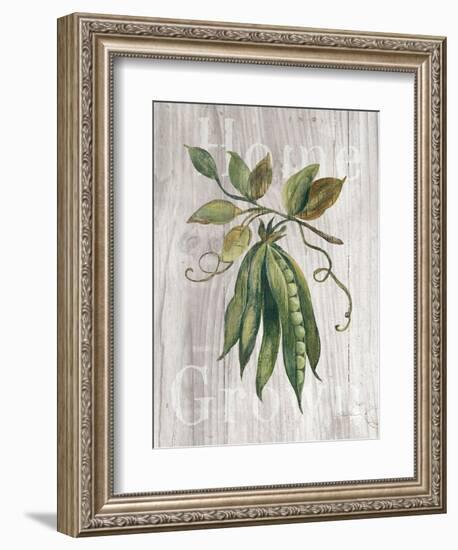 Market Vegetables II on Wood-Silvia Vassileva-Framed Art Print