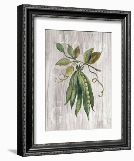 Market Vegetables II on Wood-Silvia Vassileva-Framed Art Print