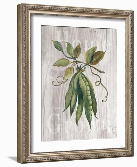 Market Vegetables II on Wood-Silvia Vassileva-Framed Art Print