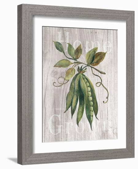 Market Vegetables II on Wood-Silvia Vassileva-Framed Art Print
