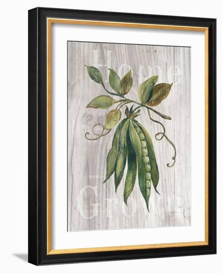 Market Vegetables II on Wood-Silvia Vassileva-Framed Art Print