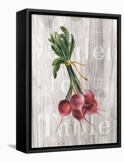 Market Vegetables III on Wood-Silvia Vassileva-Framed Stretched Canvas