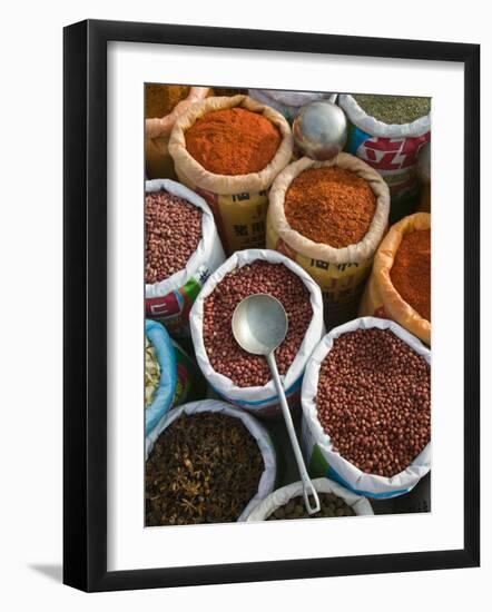 Market, Xizhou, Erhai Hu Lake Area, Yunnan Province, China-Walter Bibikow-Framed Photographic Print