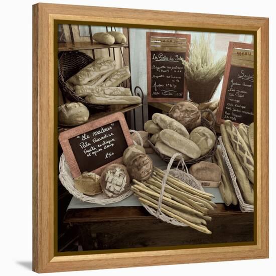 Marketplace #17-Alan Blaustein-Framed Stretched Canvas
