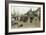 Marketplace by a Harbour-Luigi Loir-Framed Giclee Print