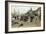 Marketplace by a Harbour-Luigi Loir-Framed Giclee Print