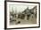 Marketplace by a Harbour-Luigi Loir-Framed Giclee Print