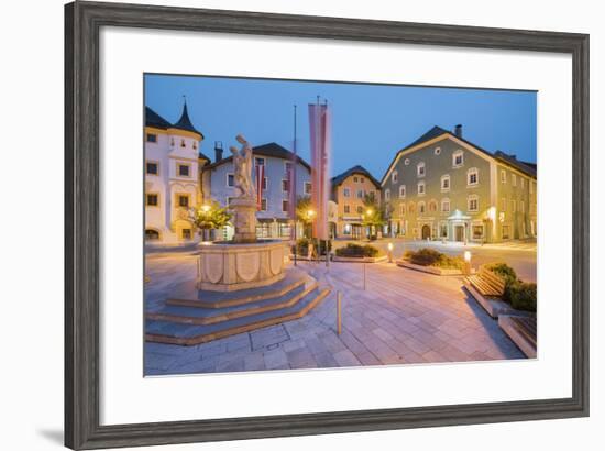 Marketplace Tamsweg, Lungau, Salzburg, Austria-Rainer Mirau-Framed Photographic Print