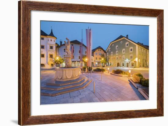 Marketplace Tamsweg, Lungau, Salzburg, Austria-Rainer Mirau-Framed Photographic Print