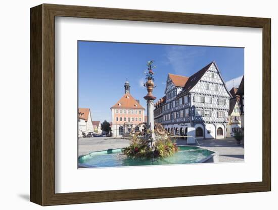 Marketplace, Town Hall, Fountain and Palmsche Apotheke Pharmacy-Markus Lange-Framed Photographic Print