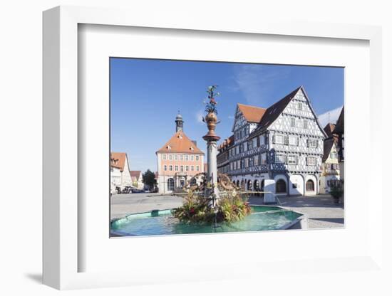 Marketplace, Town Hall, Fountain and Palmsche Apotheke Pharmacy-Markus Lange-Framed Photographic Print