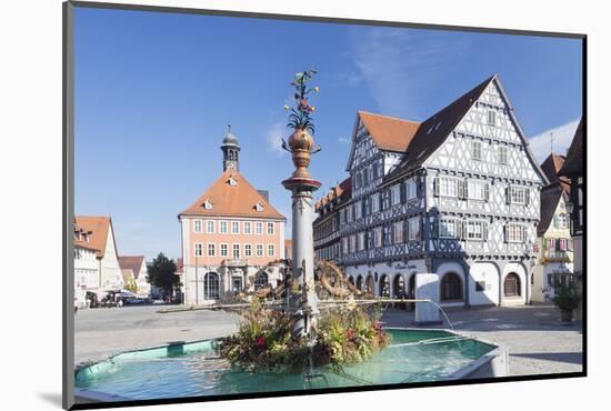 Marketplace, Town Hall, Fountain and Palmsche Apotheke Pharmacy-Markus Lange-Mounted Photographic Print