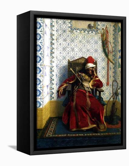 Markos Botsaris, 1874-Jean Leon Gerome-Framed Premier Image Canvas