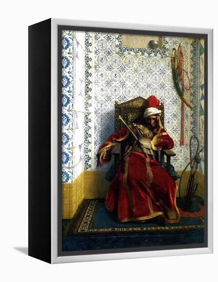 Markos Botsaris, 1874-Jean Leon Gerome-Framed Premier Image Canvas