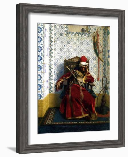 Markos Botsaris, 1874-Jean Leon Gerome-Framed Giclee Print