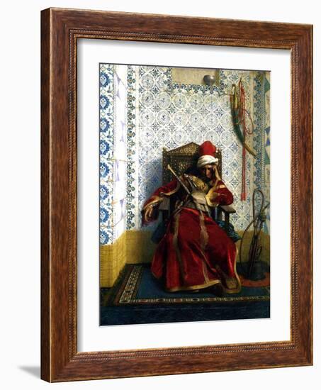 Markos Botsaris, 1874-Jean Leon Gerome-Framed Giclee Print