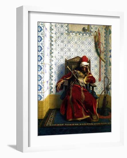 Markos Botsaris, 1874-Jean Leon Gerome-Framed Giclee Print