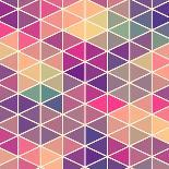 Vector Abstract Hand-Drawn Waves Texture, Wavy Background. Colorful Waves Backdrop.-Markovka-Mounted Art Print