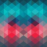 Vector Abstract Hand-Drawn Waves Texture, Wavy Background. Colorful Waves Backdrop.-Markovka-Framed Art Print