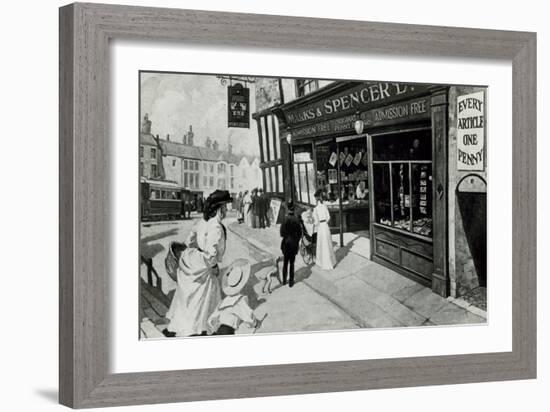 Marks and Spencer-English School-Framed Giclee Print