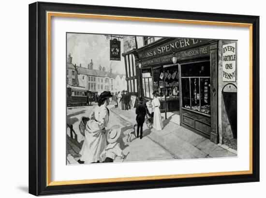 Marks and Spencer-English School-Framed Giclee Print