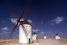 Campo De Criptana, Windmills - New Castile, Spain-Markus Bassler-Framed Premier Image Canvas