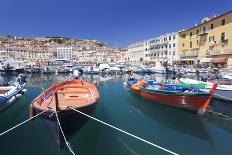 Harbour with Fishing Boats, Portoferraio, Island of Elba-Markus Lange-Photographic Print