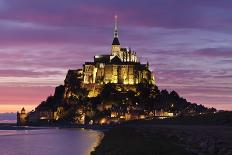 Mont Saint Michel at Sunset-Markus Lange-Photographic Print