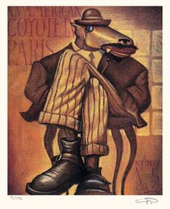 American Coyote in Paris No. 5 by Markus Pierson