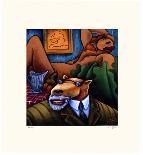 Coyote Portrait of Degas-Markus Pierson-Framed Limited Edition