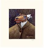 Coyote Portrait of Magritte-Markus Pierson-Framed Limited Edition