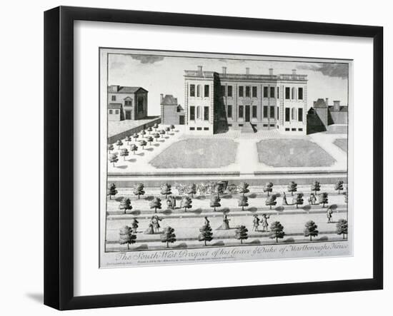 Marlborough House, Pall Mall, Westminster, London, C1720-John I Harris-Framed Giclee Print