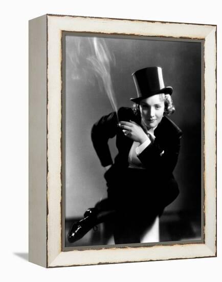 Marlene Dietrich, 1930-null-Framed Premier Image Canvas