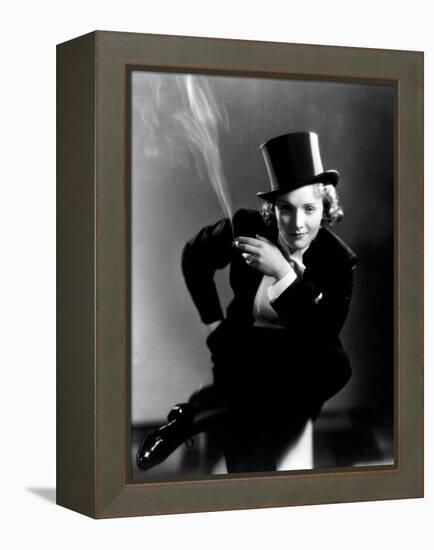 Marlene Dietrich, 1930-null-Framed Premier Image Canvas