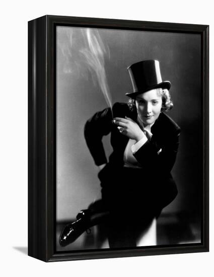 Marlene Dietrich, 1930-null-Framed Premier Image Canvas