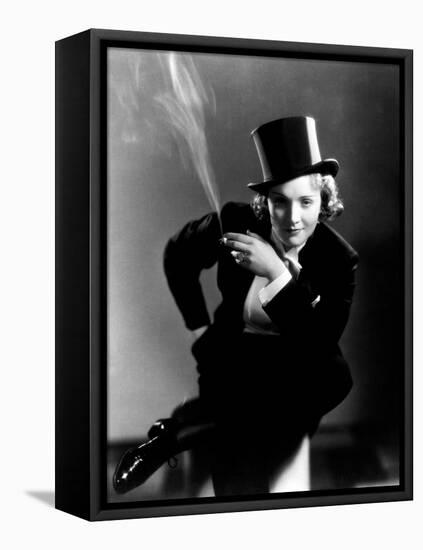 Marlene Dietrich, 1930-null-Framed Premier Image Canvas