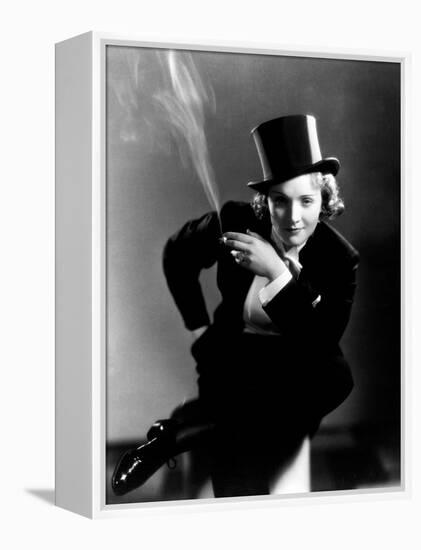 Marlene Dietrich, 1930-null-Framed Premier Image Canvas