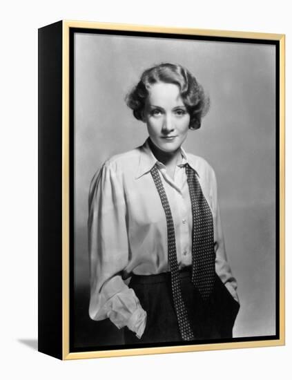 Marlene Dietrich, 1932-null-Framed Premier Image Canvas