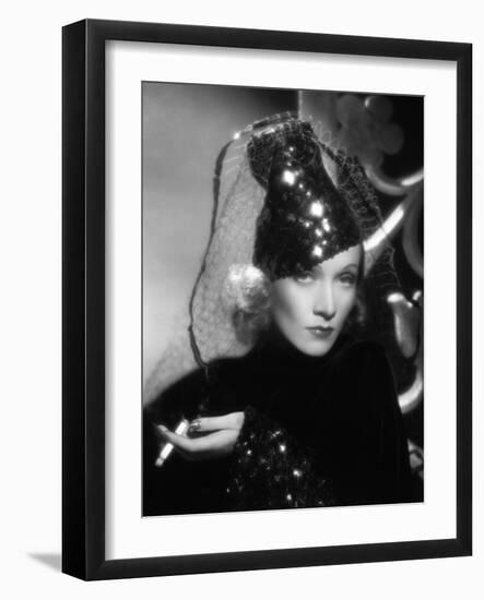 Marlene Dietrich. "Angel" 1937, Directed by Ernst Lubitsch-null-Framed Photographic Print