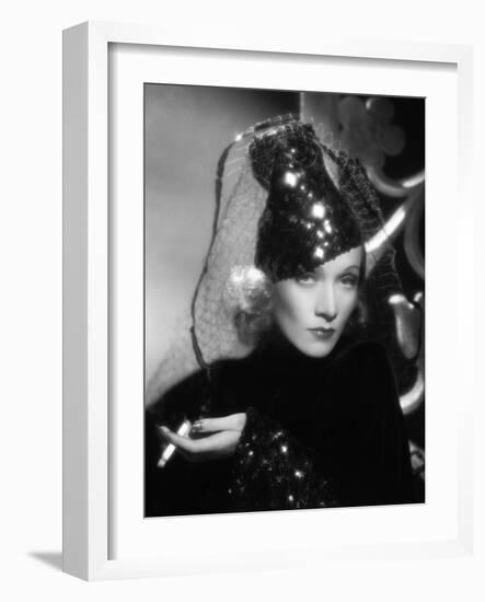 Marlene Dietrich. "Angel" 1937, Directed by Ernst Lubitsch-null-Framed Photographic Print