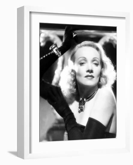 Marlene Dietrich, Ca. 1942-null-Framed Photo