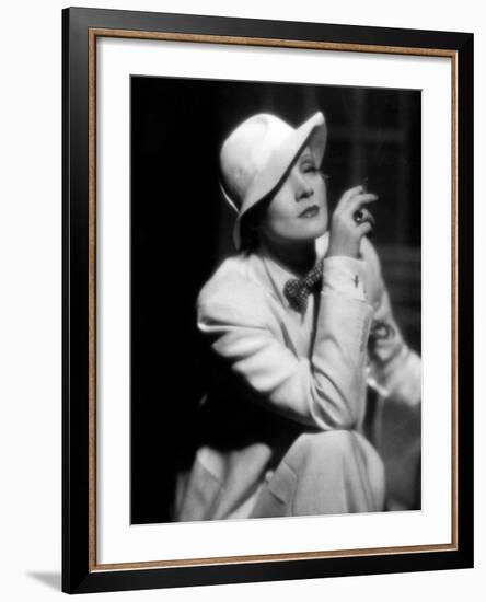 Marlene Dietrich. "Caprice Espagno" 1935, "The Devil Is a Woman" Directed by Josef Von Sternberg-null-Framed Photographic Print